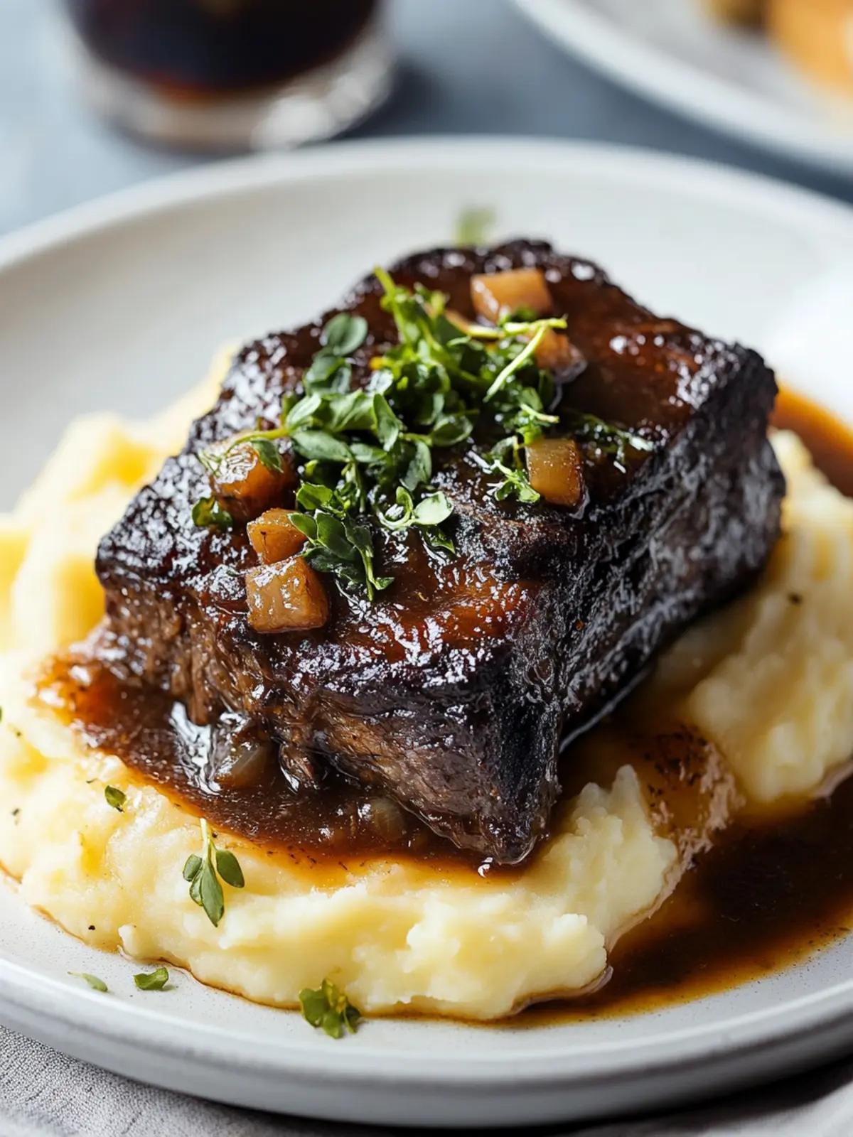Braised Short Ribs with Mashed Potatoes for Cozy Comfort 4 Braised Short Ribs with Mashed Potatoes