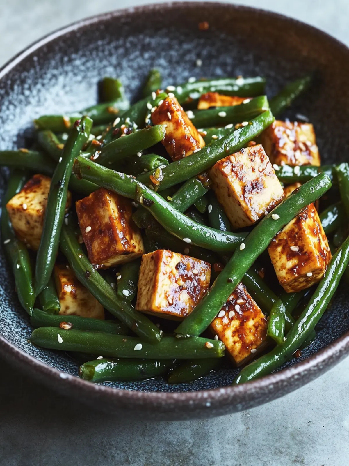 Garlicky Green Beans and Tofu: Crispy Vegan Comfort Food 4 Garlicky Green Beans and Tofu