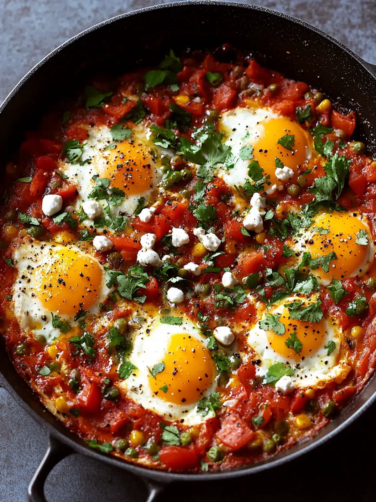 Shakshuka Magic: Spicy Eggs in Savory Tomato Delight 4 Shakshuka