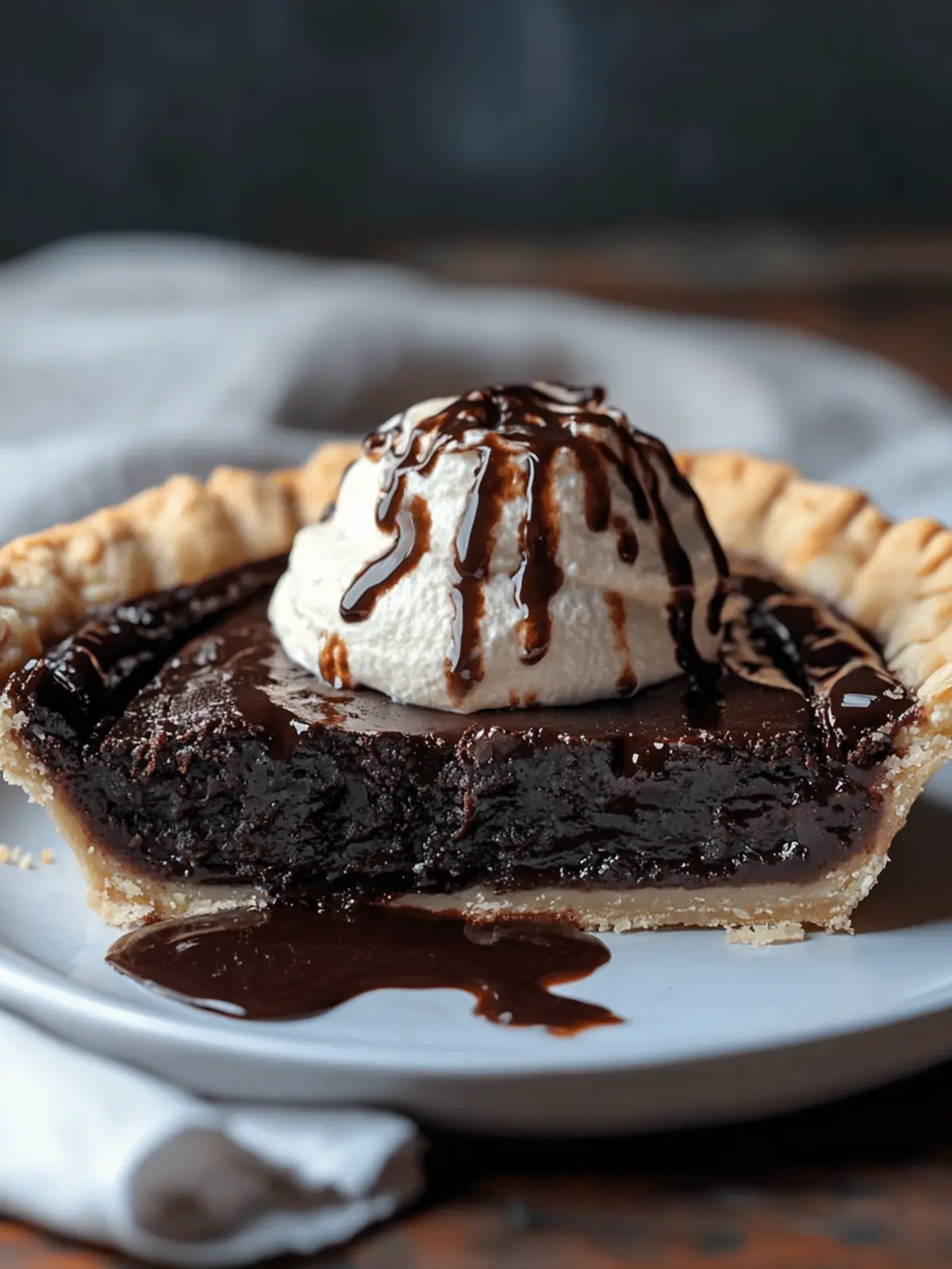 Decadent Hot Fudge Pie: The Ultimate Chocolate Indulgence 2 Hot Fudge Pie