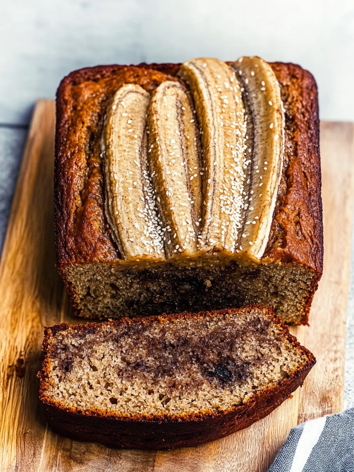 Moist Vegan Tahini Banana Bread Made Easy and Guilt-Free 4 Vegan tahini banana bread