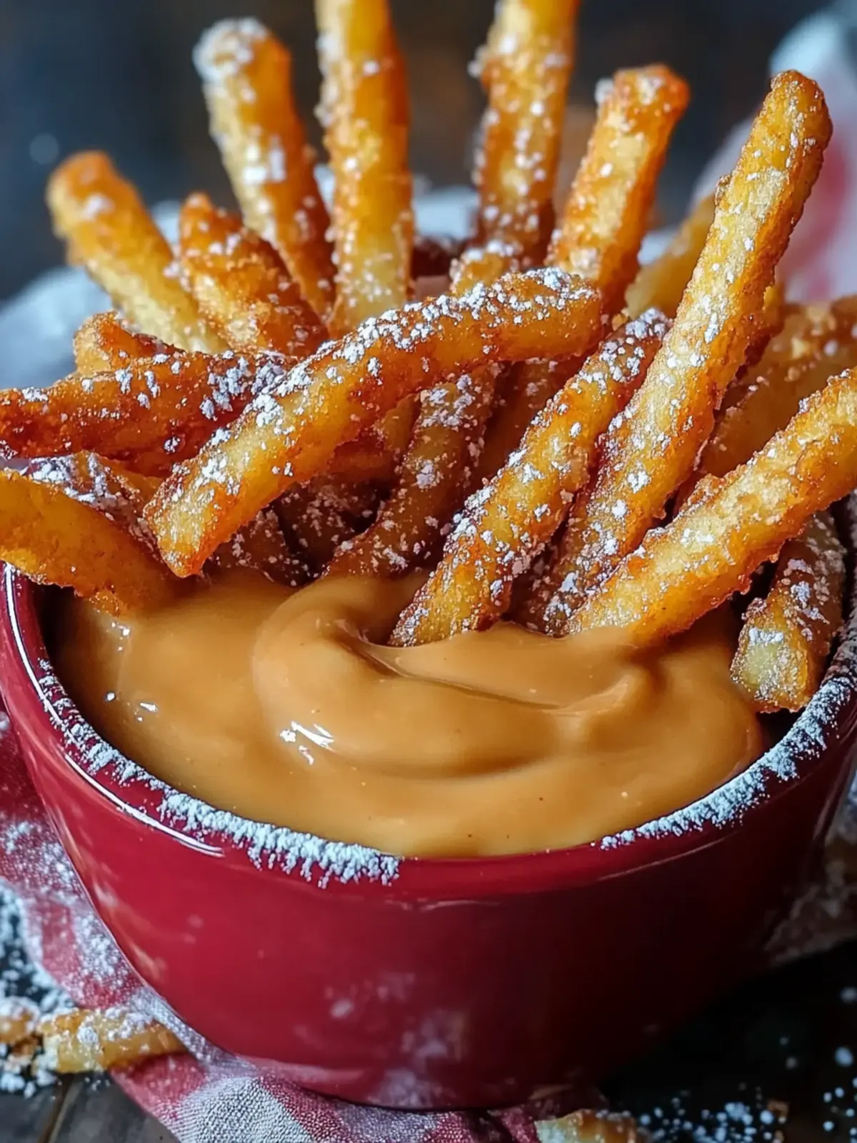 Crispy Apple Fries with Caramel Cream Dip You ll Crave 2 Apple Fries with Caramel Cream Dip