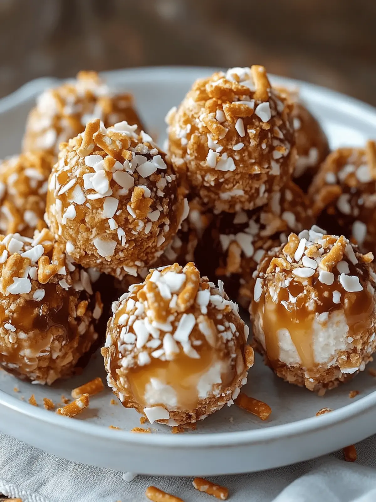 Salted Caramel Pretzel Cheesecake Balls for Sweet Craving Bliss 4 Salted Caramel Pretzel Cheesecake Balls