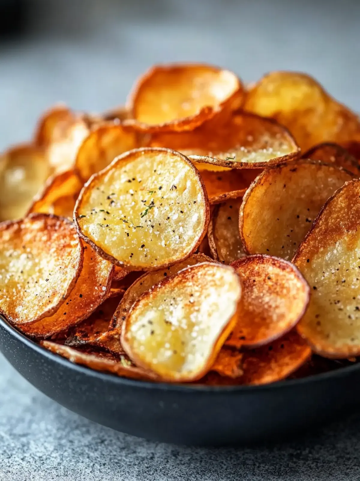 Perfect Crispy Healthy Air Fryer Potato Chips for Guilt-Free Snacking 4 Perfect Crispy Healthy Air Fryer Potato Chips