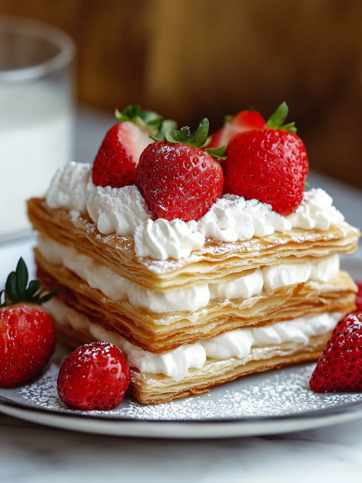 Strawberry Mille-Feuille: A Simple Elegance to Impress! 4 Strawberry Mille-Feuille