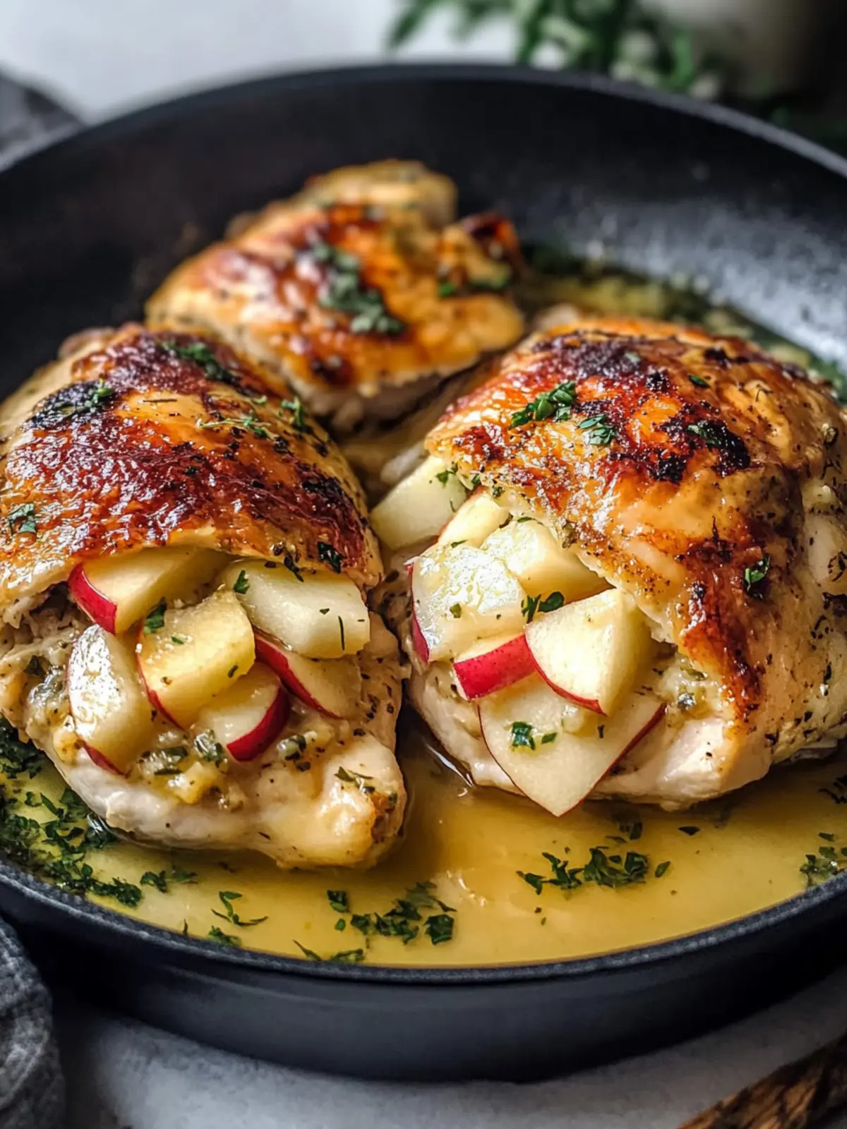 Savory Apple and Brie Stuffed Chicken in Under an Hour 3 Apple and Brie Stuffed Chicken