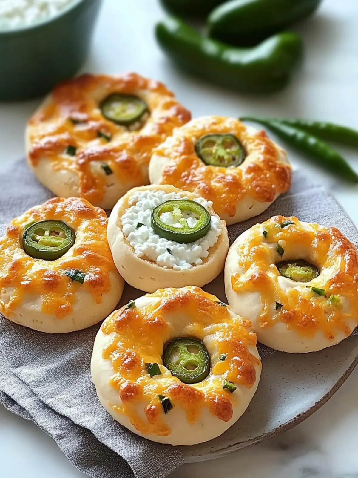 Baked Jalapeno Cheddar Protein Bagels With Cottage Cheese Delight 4 Baked Jalapeno Cheddar Protein Bagels With Cottage Cheese