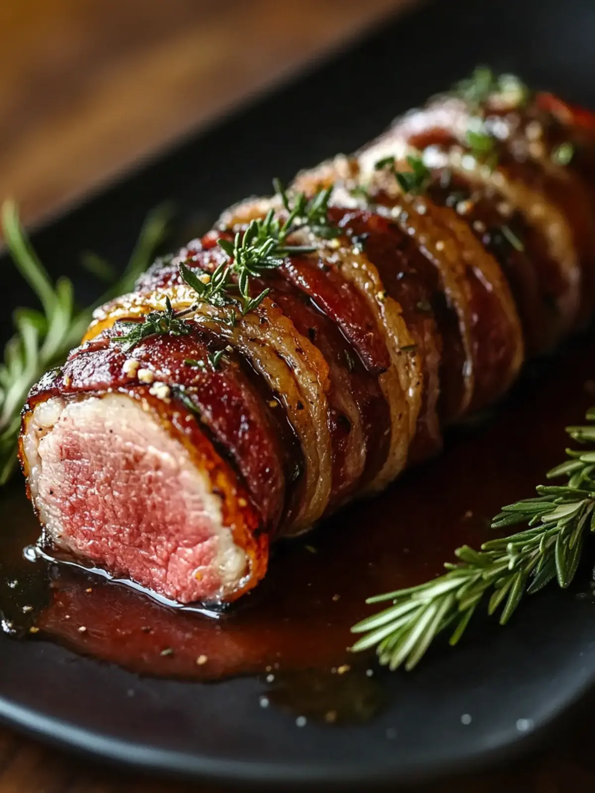 Gourmet Bacon Wrapped Deer Tenderloin for Special Occasions 2 Bacon Wrapped Deer Tenderloi