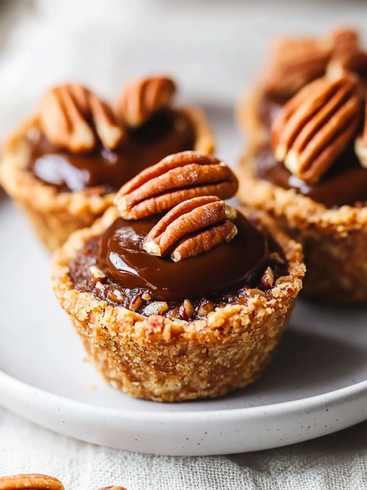 Decadent Vegan Pecan Pie Cups for a Guilt-Free Treat 4 Pecan pie cups (vegan)