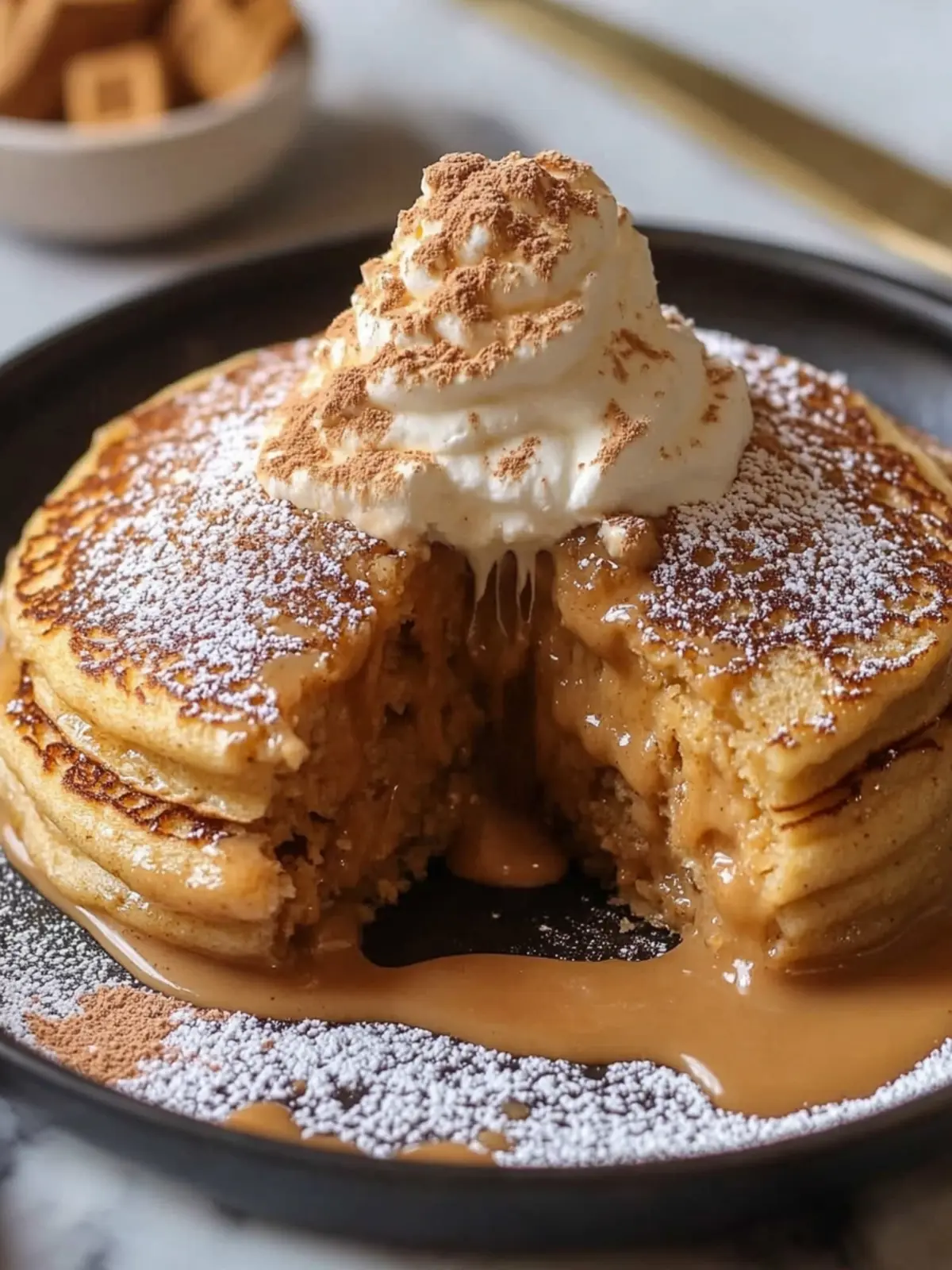 Biscoff Molten Lava Pancake Skillet: Your Decadent Breakfast Treat 3 Biscoff Molten Lava Pancake Skillet