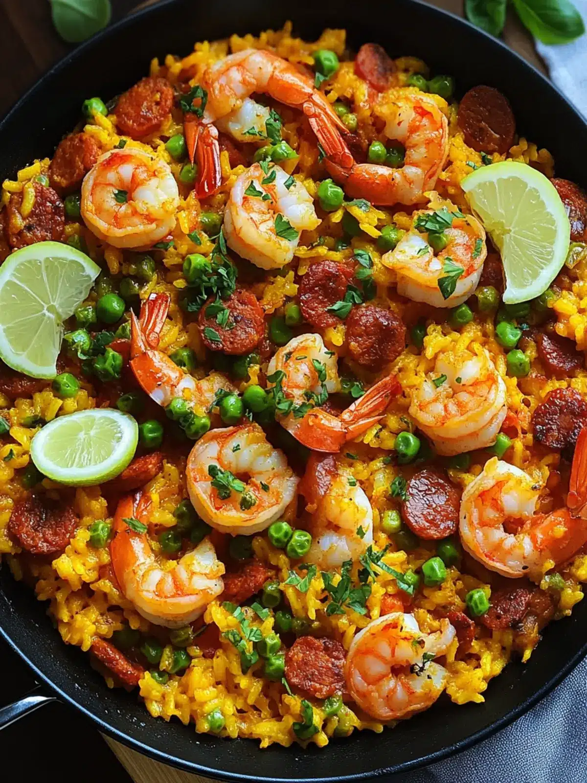 Savory Shrimp & Chorizo Paella for Effortless Dinner Parties 2 Shrimp & Chorizo Paella