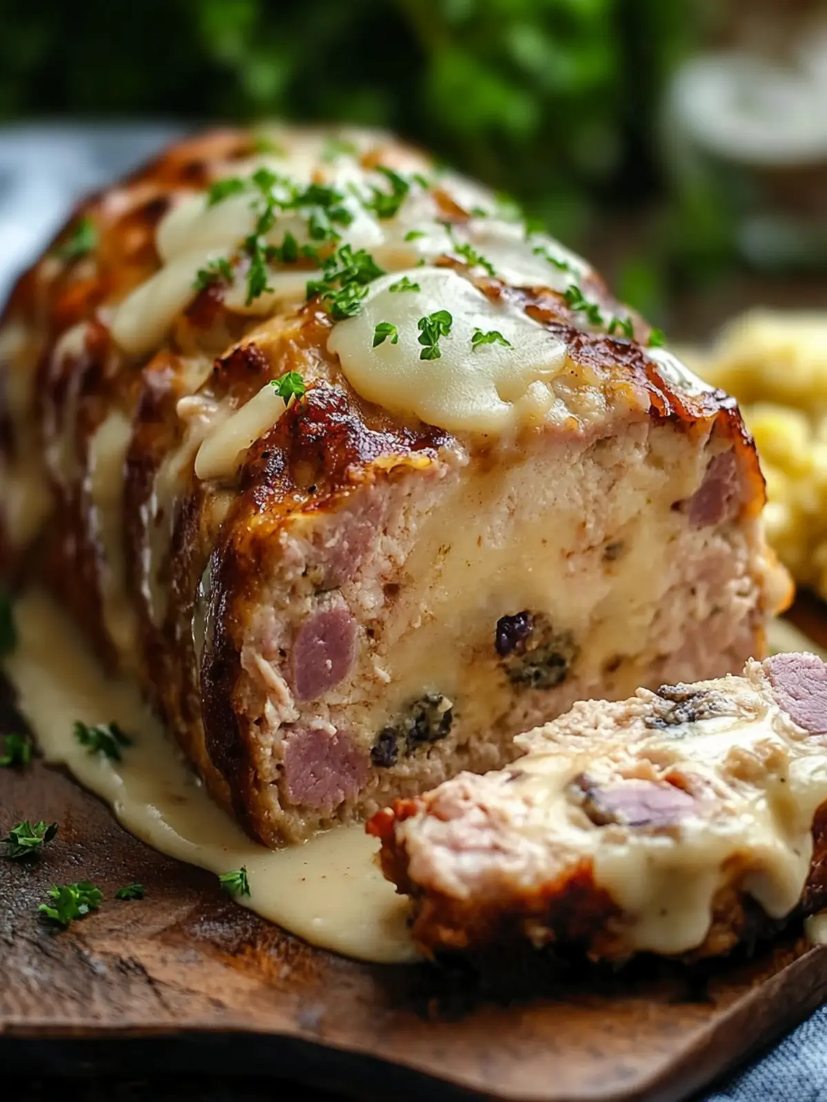 Delicious Chicken Cordon Bleu Meatloaf That Wows Every Bite 4 Chicken Cordon Bleu Meatloaf