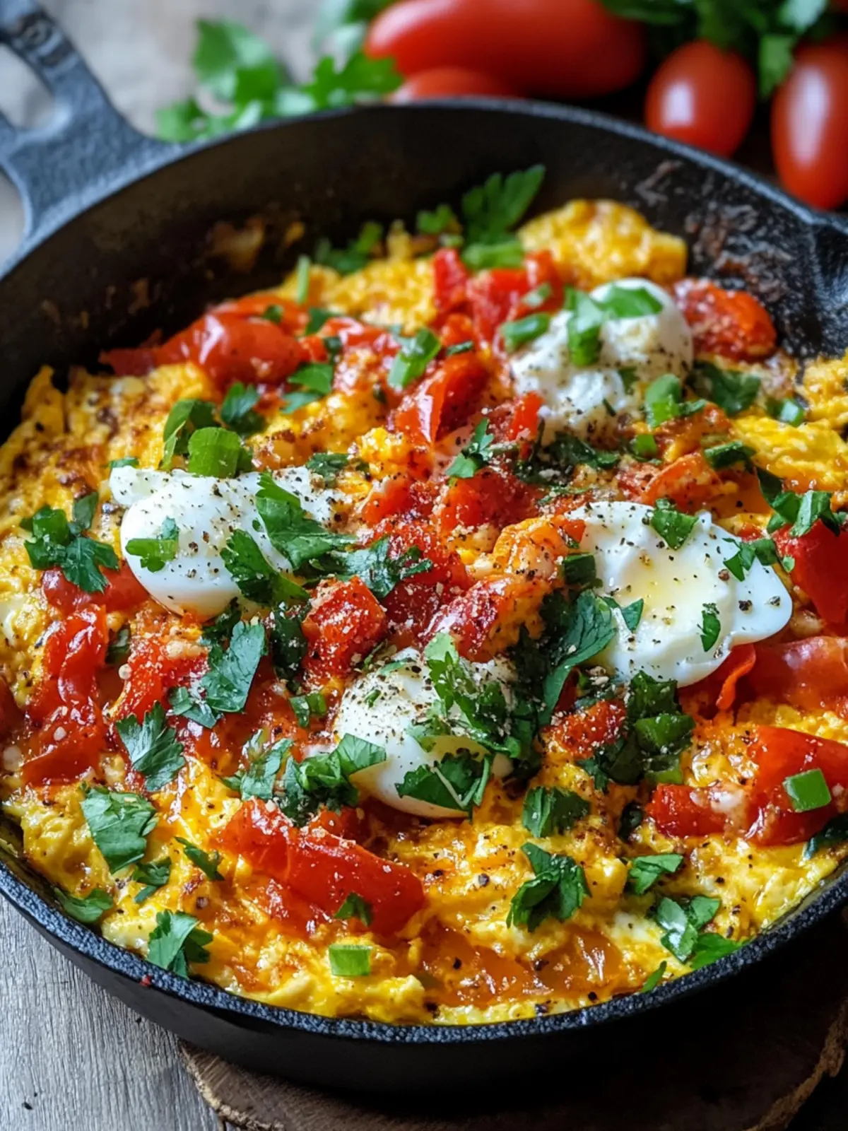 Savory Menemen: A Turkish Egg Scramble You'll Crave Daily 3 Menemen (Turkish Egg Scramble)