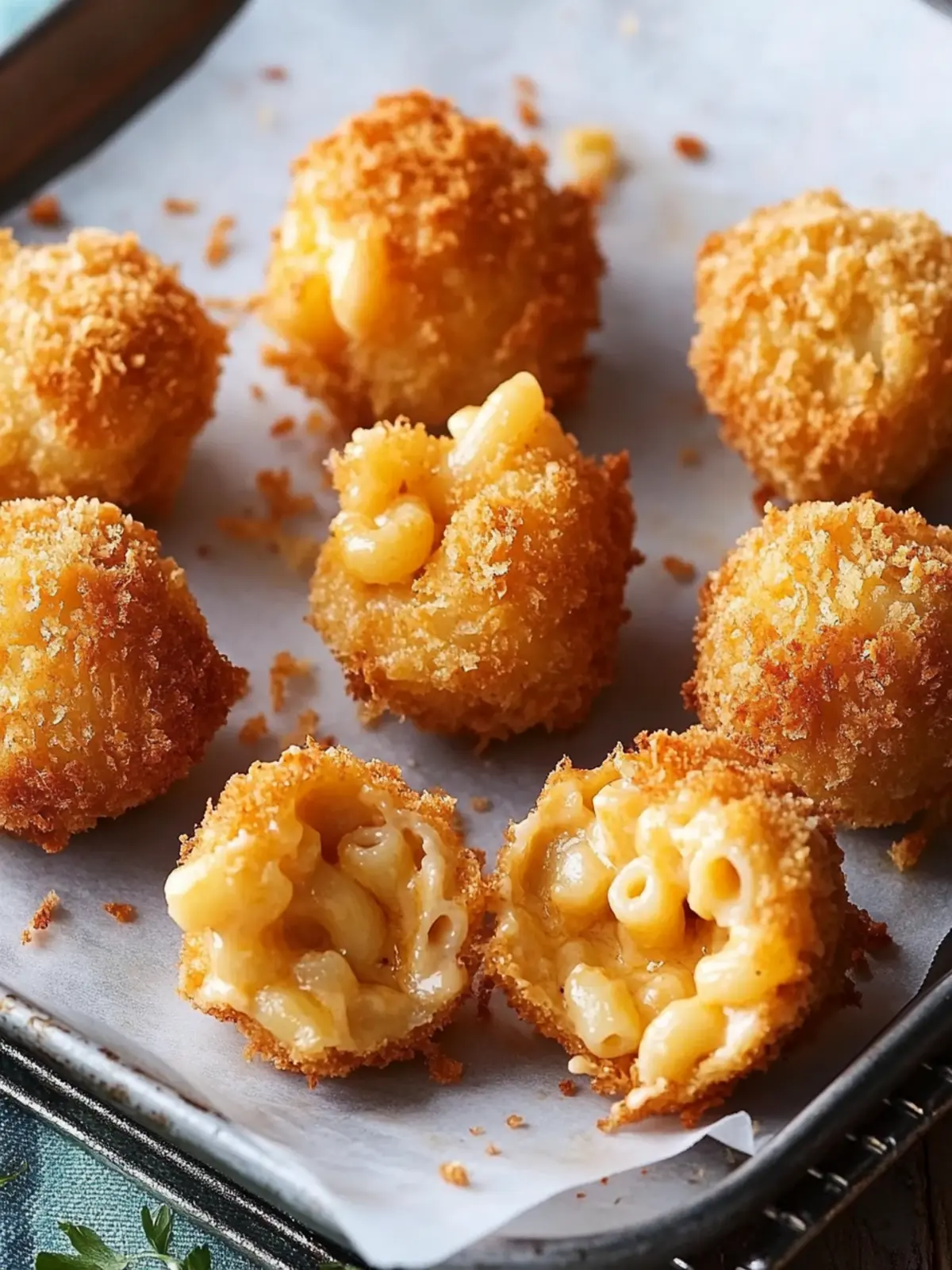Crispy Fried Mac and Cheese Balls for Ultimate Snack Bliss 3 Fried Mac and Cheese Balls
