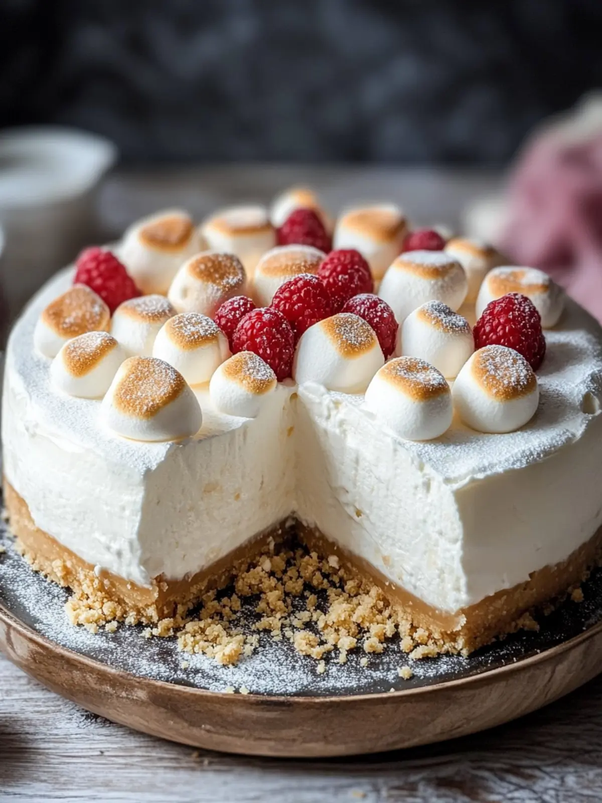 No-Bake Marshmallow Cheesecake That's Silky Smooth and Fun 2 Marshmallow Cheesecake
