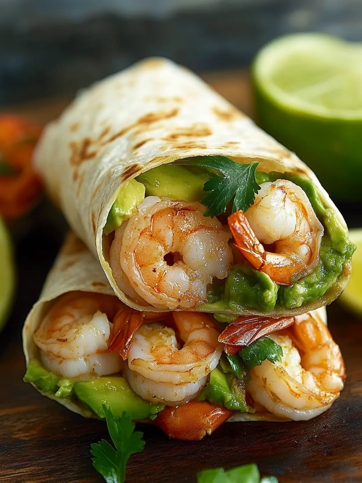 Irresistible Shrimp Avocado Wrap for a Quick, Healthy Meal 3 Shrimp Avocado Wrap