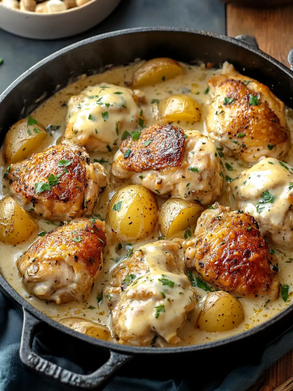 Dutch Oven Creamy Ranch Chicken & Potatoes A Cozy Family Dinner 4 Dutch Oven Creamy Ranch Chicken & Potatoes