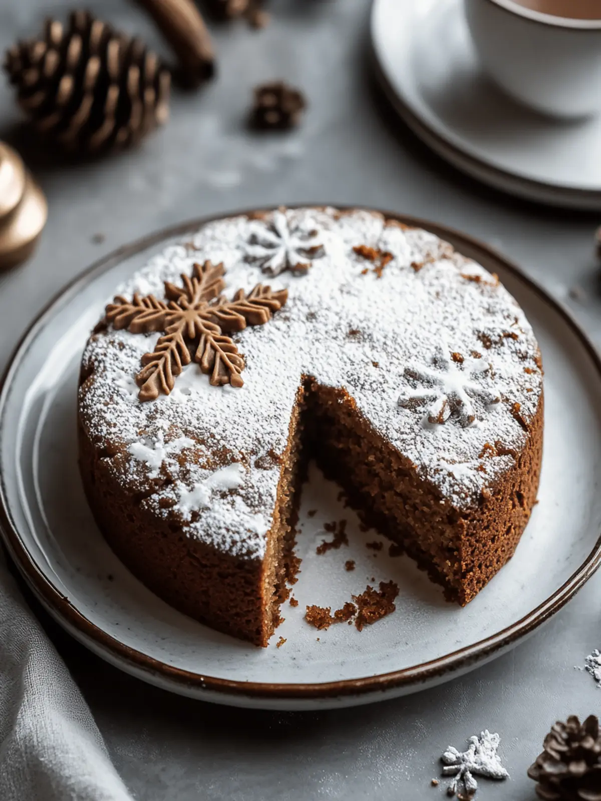 Irresistible Vegan Gingerbread Cake for Cozy Holiday Celebrations 2 Vegan Gingerbread Cake