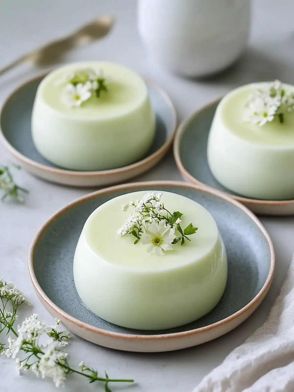 Delightfully Creamy Pandan Coconut Panna Cotta for Sweet Bliss 4 Delightfully Creamy Pandan Coconut Panna Cotta