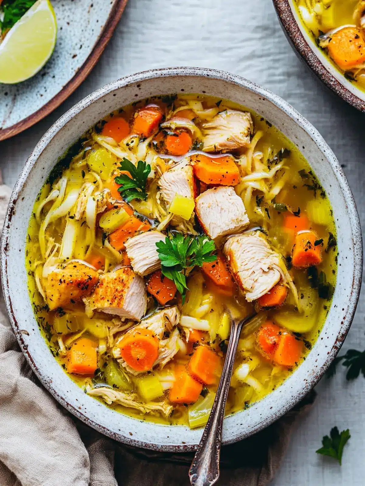 Nourishing Vegan Chicken Soup for Ultimate Comfort and Healing 2 Vegan chicken soup