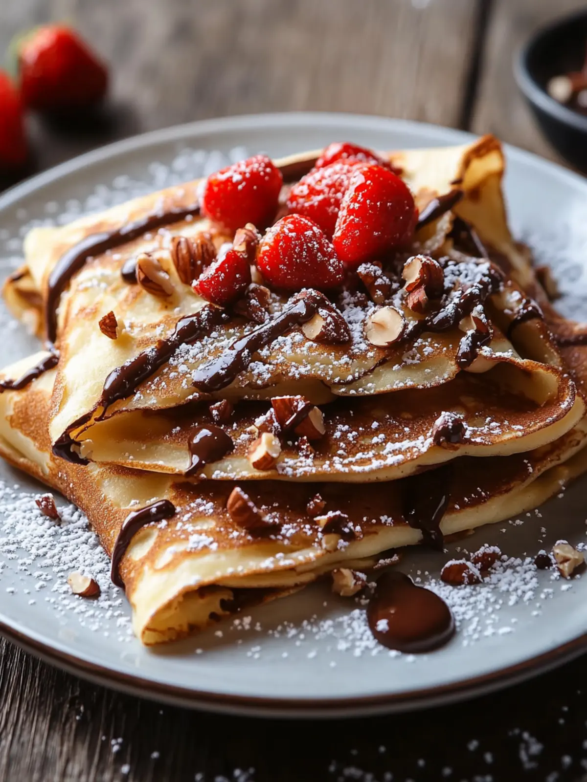 Mouthwatering Chocolate Hazelnut Crepes for Every Occasion 2 Chocolate Hazelnut Crepes