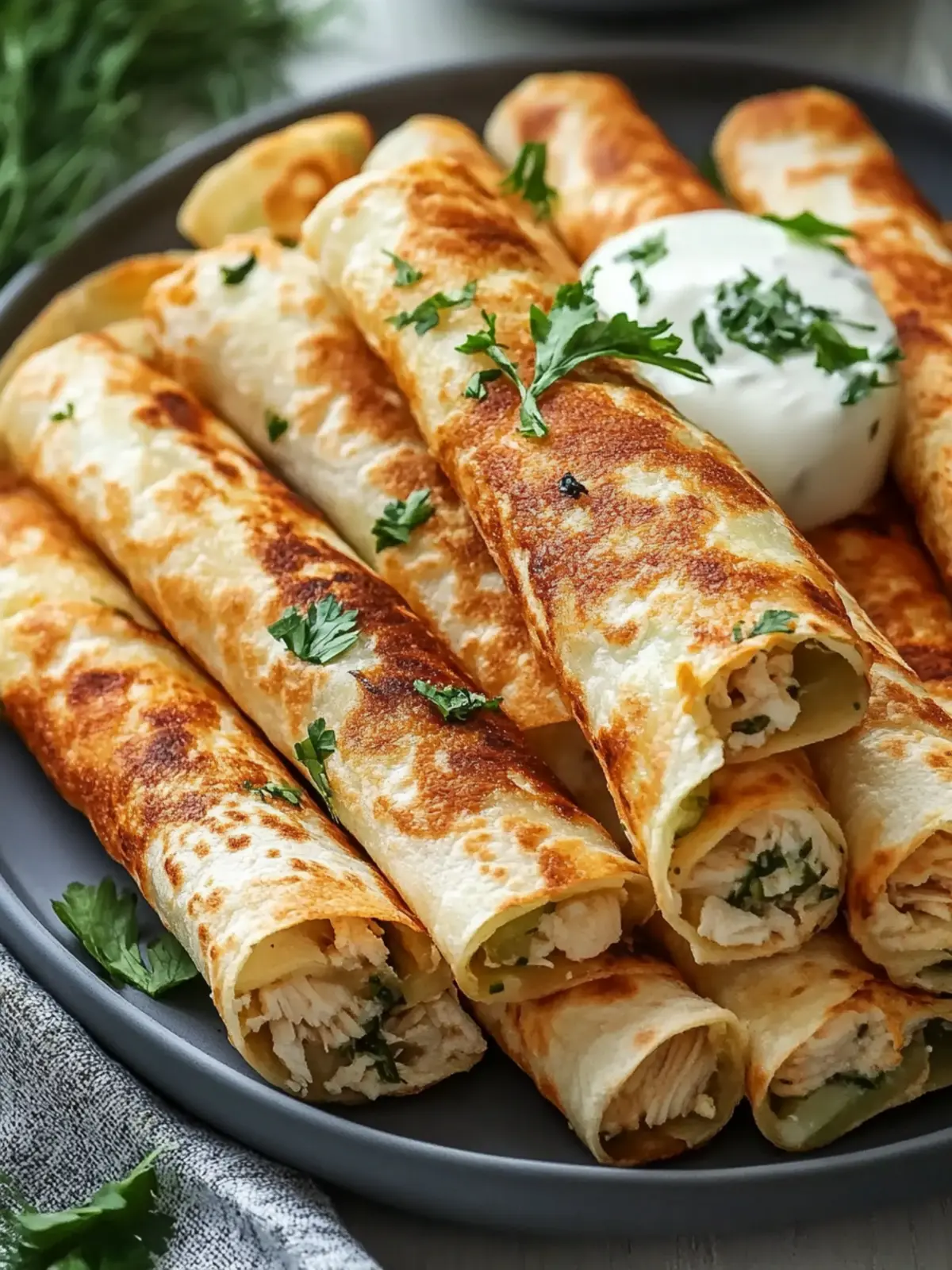 Dill Pickle Ranch Chicken Taquitos for Effortless Family Fun 3 Dill Pickle Ranch Chicken Taquitos