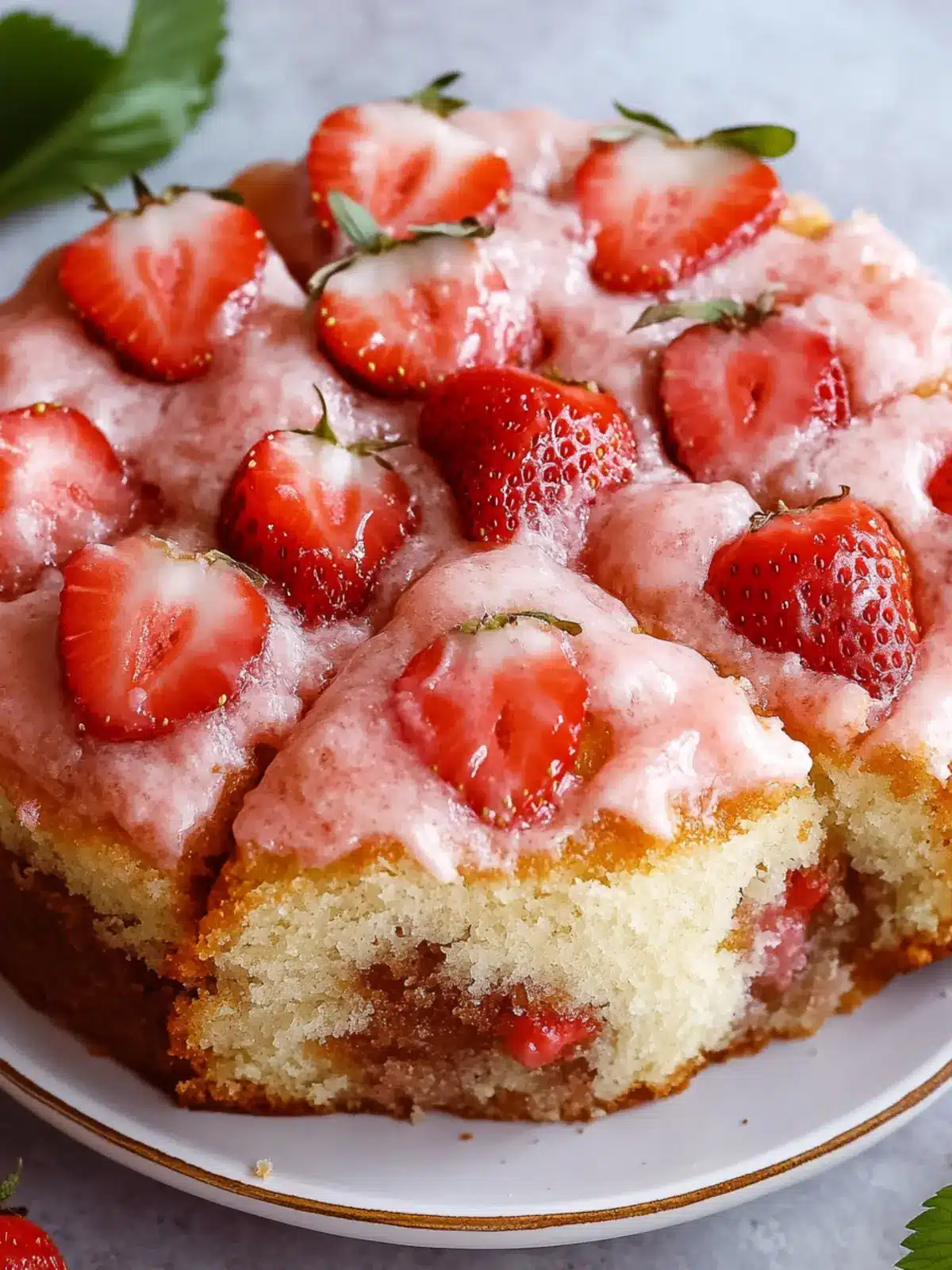 Irresistible Strawberry Honeybun Cake That Everyone Will Love 4 Strawberry Honeybun Cake