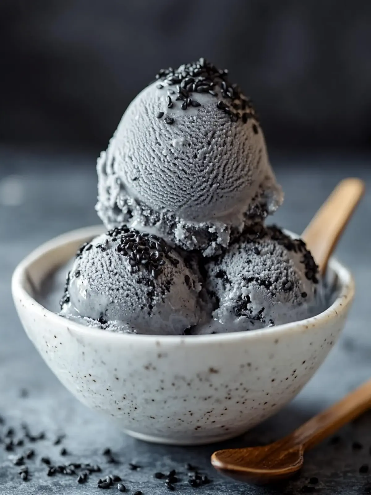 Irresistibly Creamy Black Sesame Ice Cream You ll Adore 2 Black Sesame Ice Cream