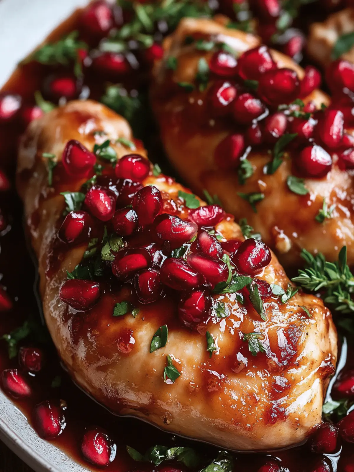 Pomegranate-Glazed Chicken with Herbs for Vibrant Flavor Boost 2 Pomegranate-Glazed Chicken with Herbs
