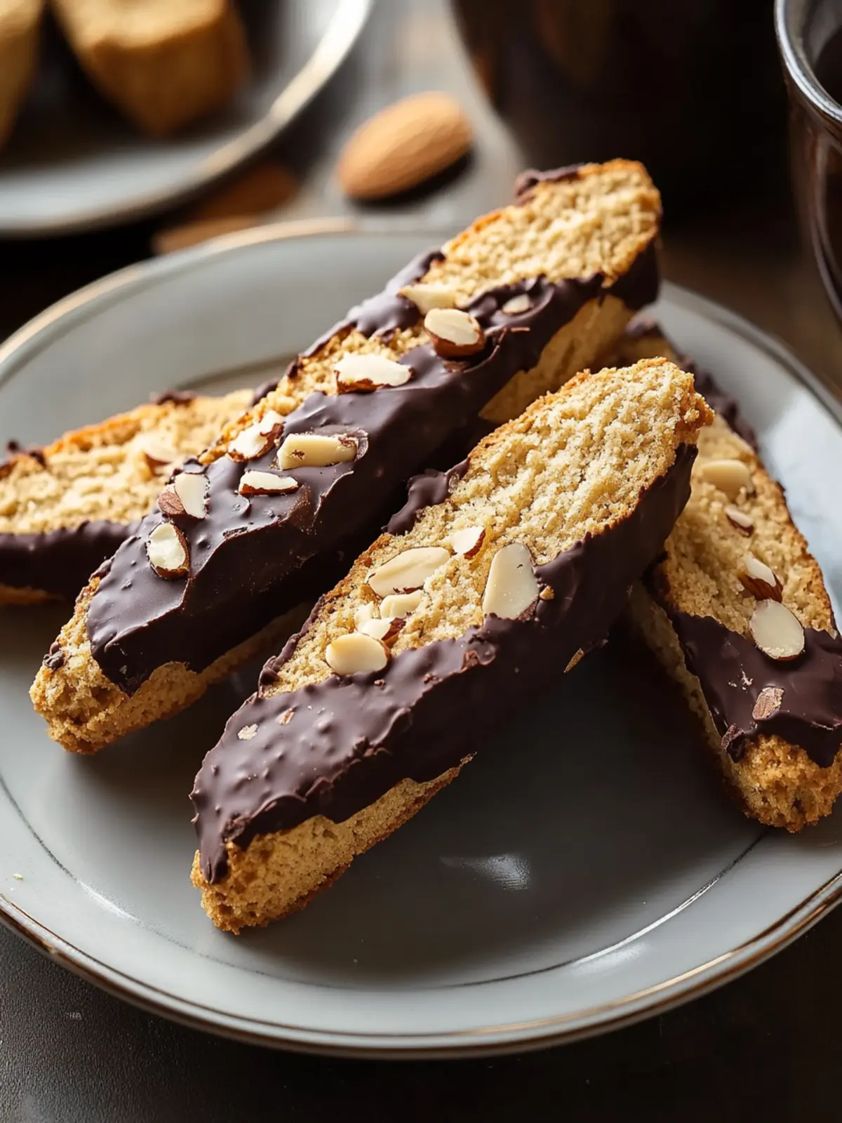 Chocolate-Dipped Almond Biscotti: The Perfect Coffee Pairing 3 Chocolate-Dipped Almond Biscotti