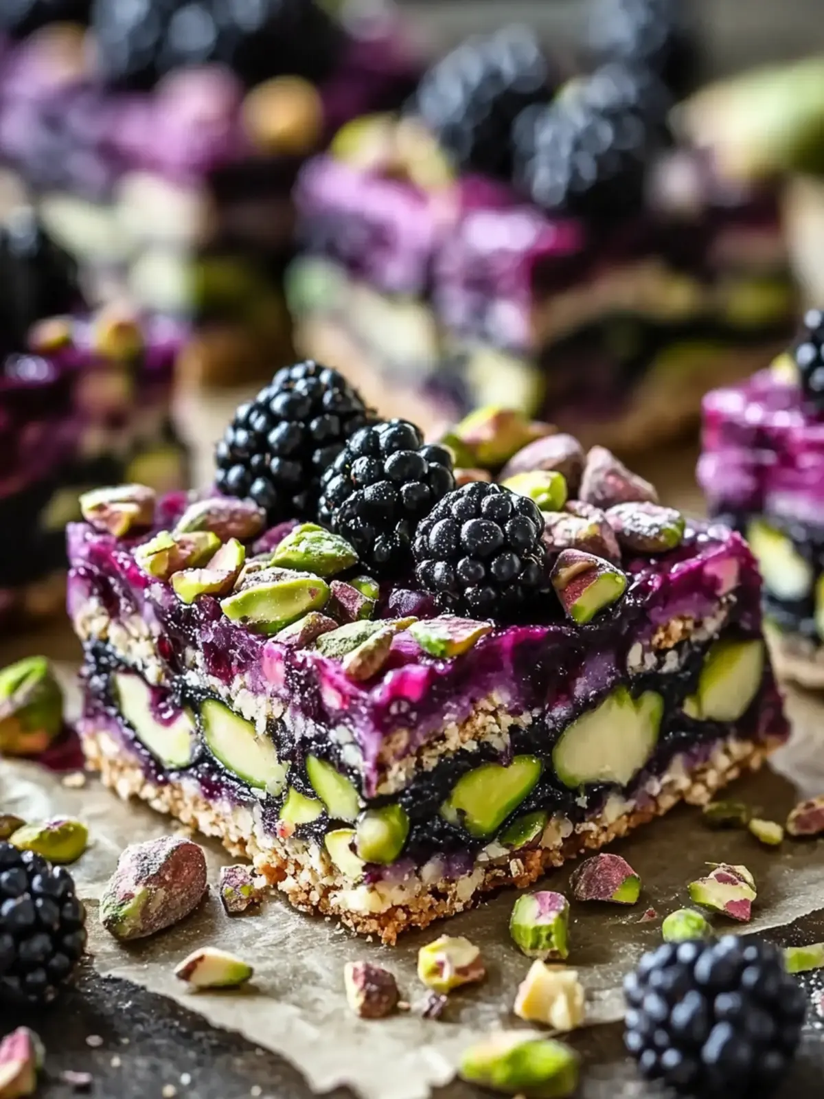 Blackberry Pistachio Dream Bars: A Guilt-Free Delight 4 Blackberry Pistachio Dream Bars