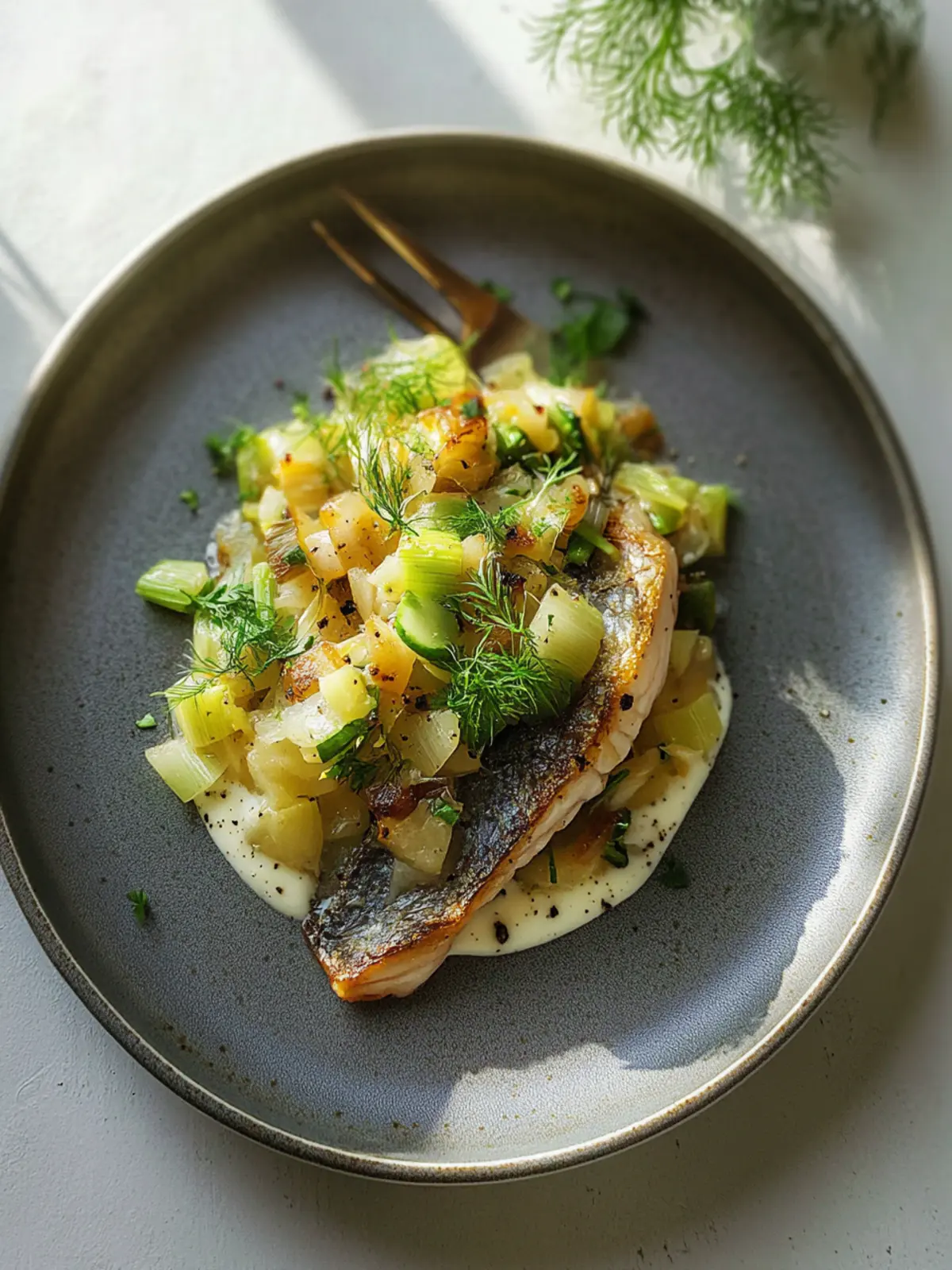 Smoked Mackerel & Leek Hash with Horseradish for Cozy Nights 4 Smoked mackerel & leek hash with horseradish