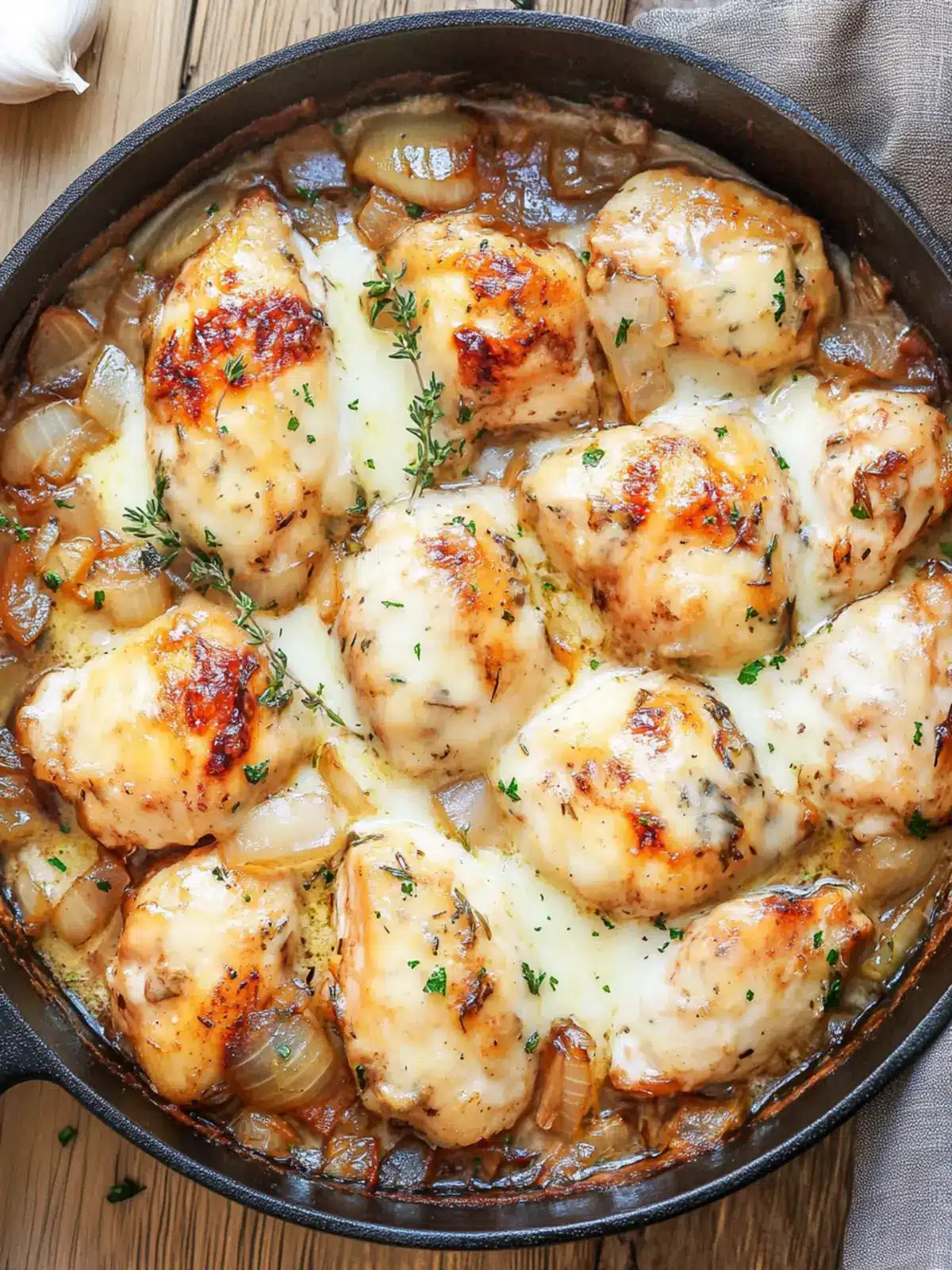 Comforting French Onion Chicken in Just One Pan 3 French Onion Chicken