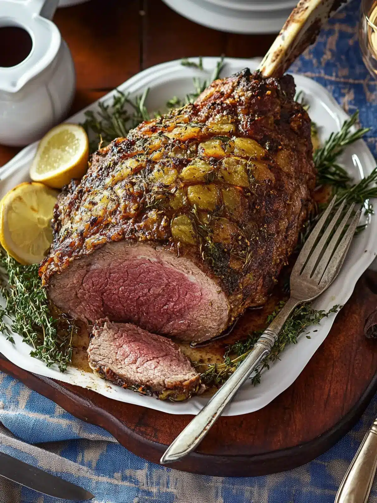 Mouthwatering Roast Leg of Lamb with Herb Garlic Rub 2 Roast Leg of Lamb