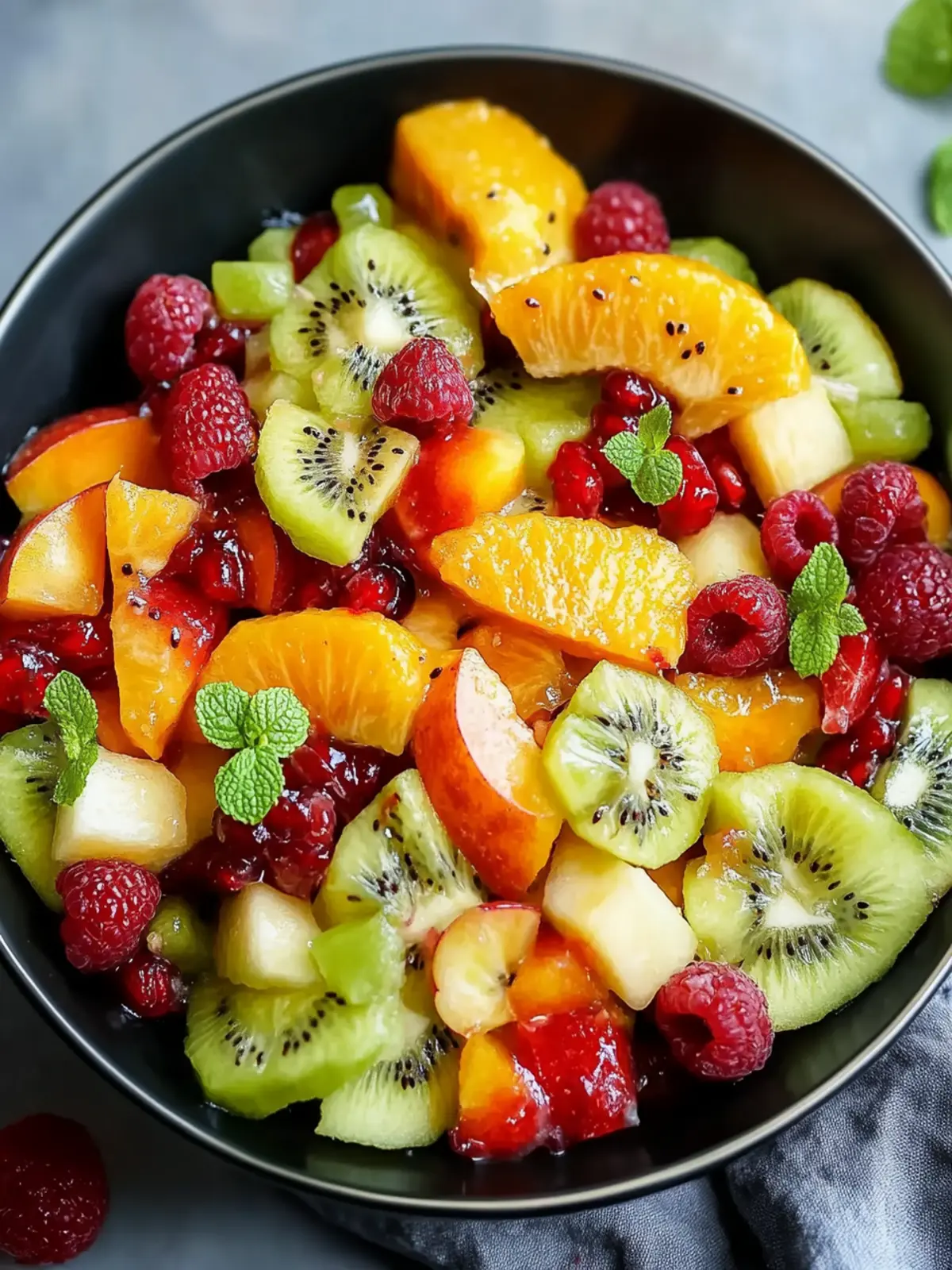 Colorful Winter Fruit Salad: A Healthy Delight for You! 2 Winter Fruit Salad