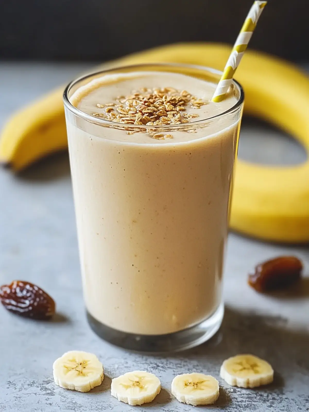 Banana Date Smoothie: Your Quick 5-Minute Energy Boost 2 Banana Date Smoothie: A Creamy Energy Boost in 5 Minutes