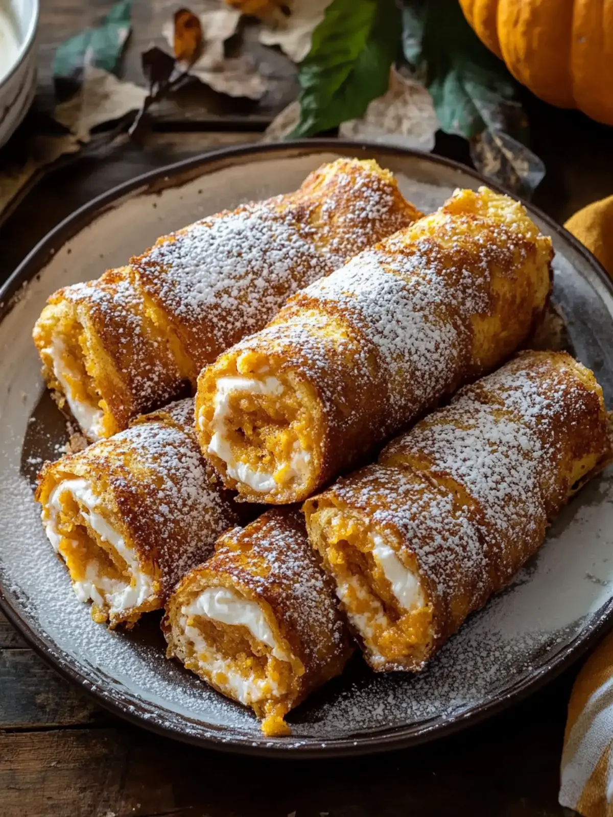Pumpkin French Toast Roll-Ups: Your Cozy Fall Breakfast Fix 4 Pumpkin French Toast Roll-Ups