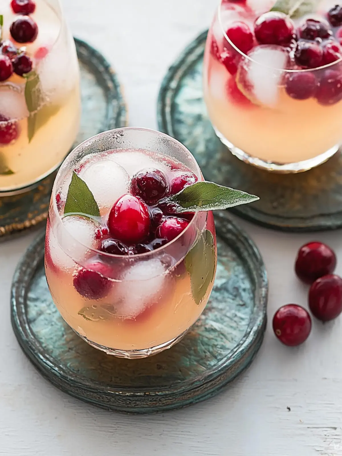 Refreshing White Grape Punch with Cranberry Ice Bliss 3 White Grape Punch with Cranberry Ice