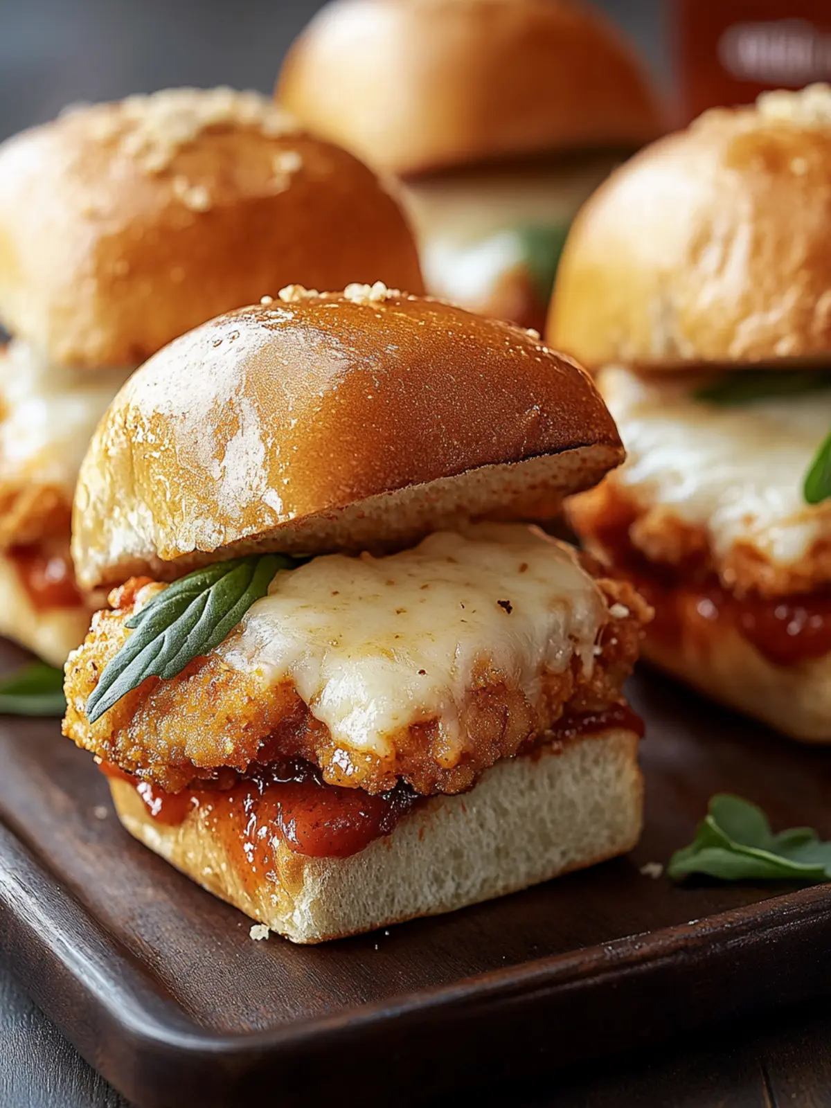 Crispy Chicken Parmesan Sliders - Your New Favorite Game Day Treat 3 Crispy Chicken Parmesan Sliders