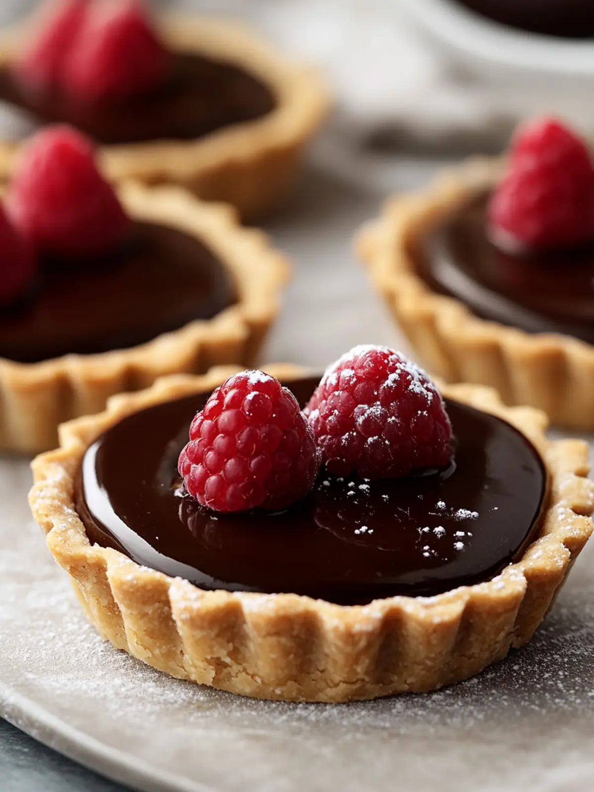 Decadent Mini Chocolate Ganache Tartlets for Any Celebration 3 Mini Chocolate Ganache Tartlet