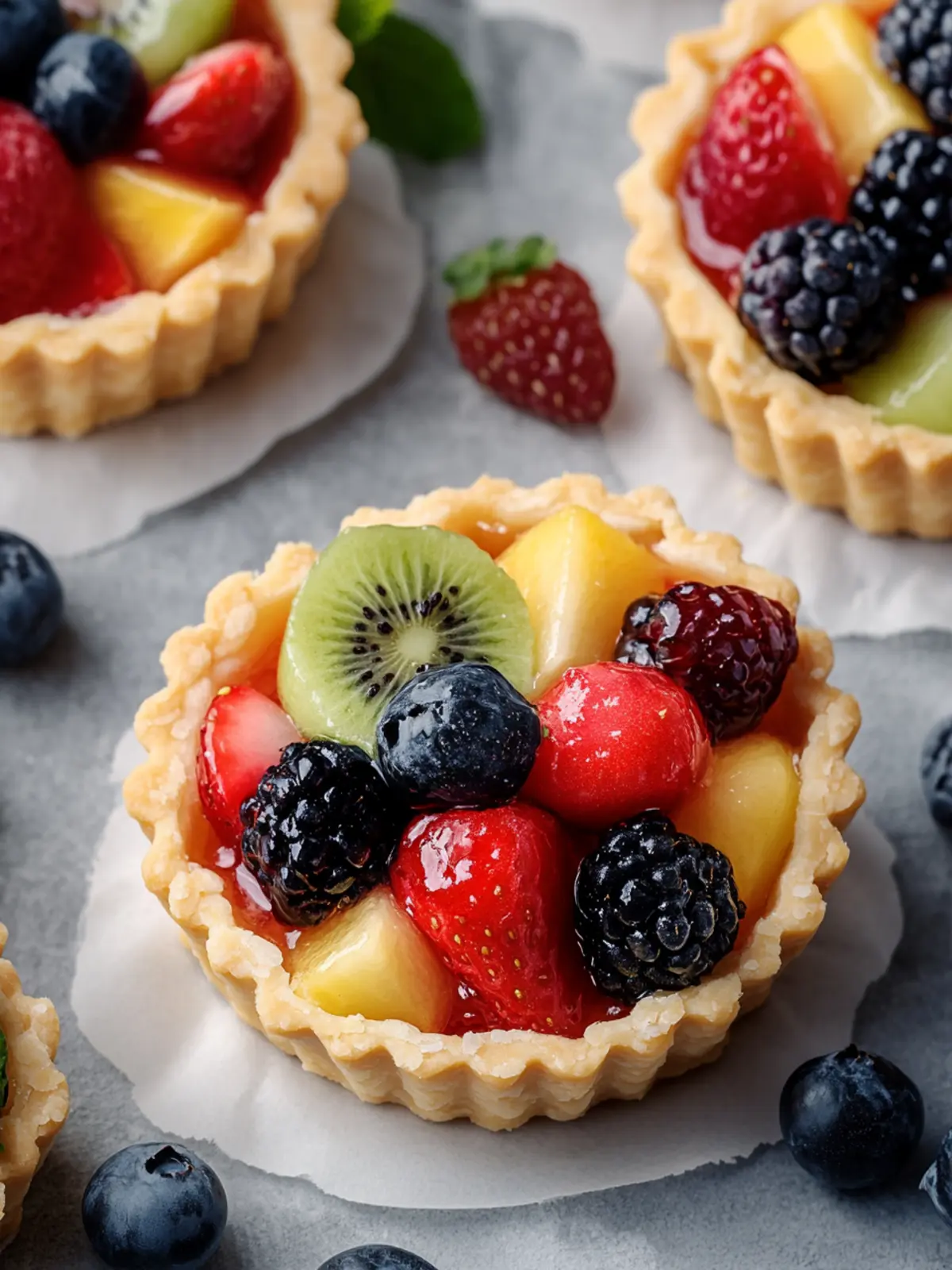 Mini Fruit Tartlets: A Fresh Twist on Dessert Perfection 3 Mini Fruit Tartlets