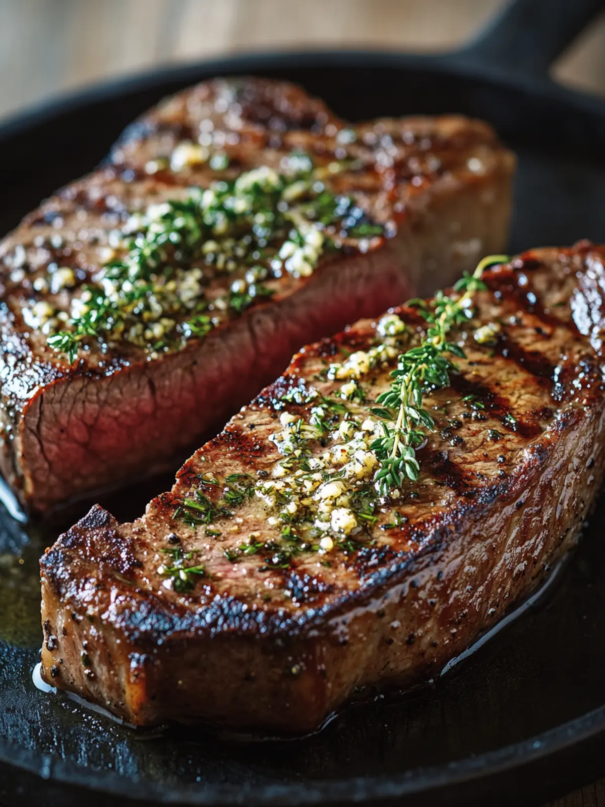 Savor Butter-Basted Steak with Thyme in Just 20 Minutes 3 Butter-Basted Steak with Thyme