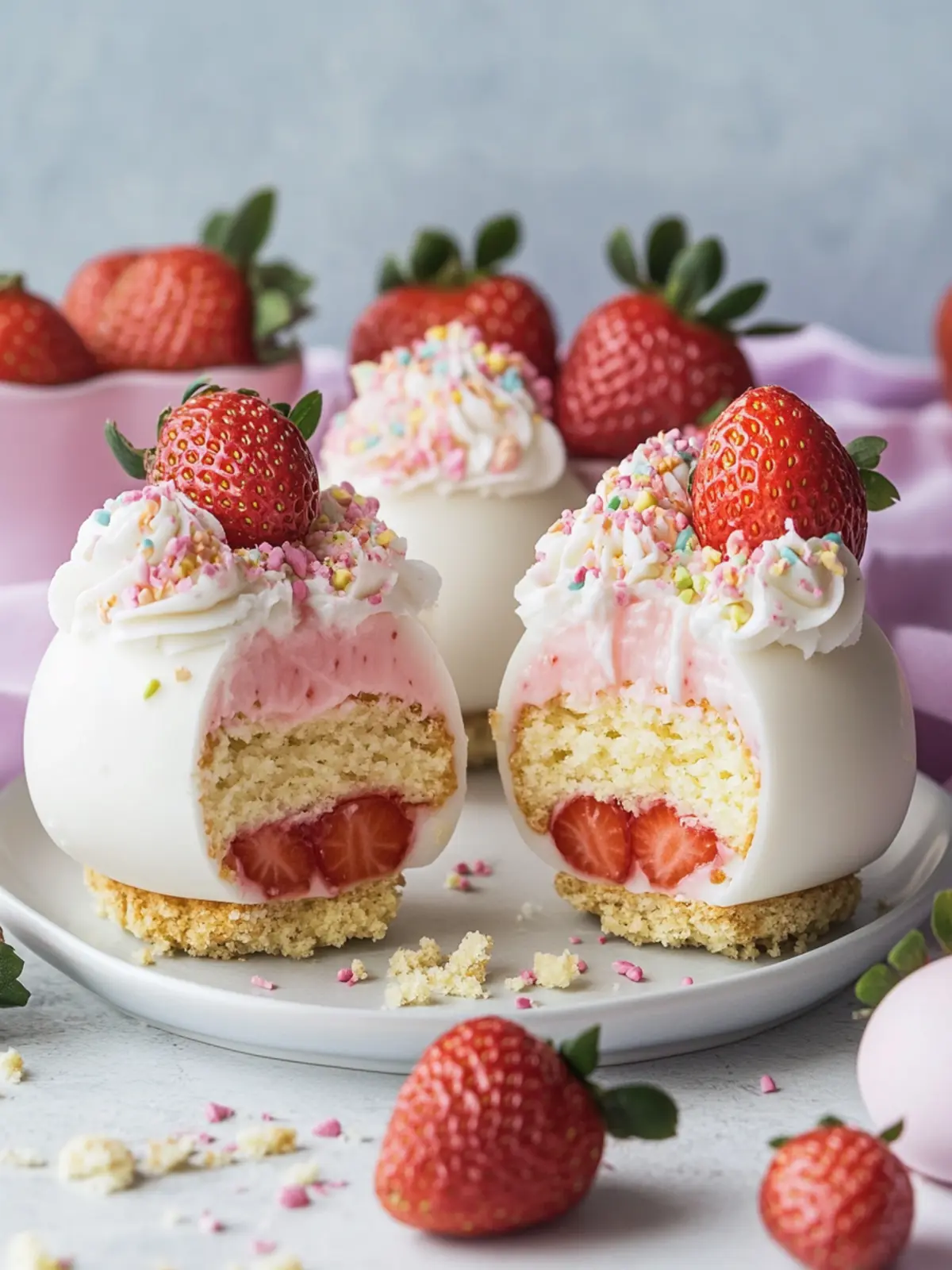 Delicious Strawberry Shortcake Easter Egg Bombs You ll Love 4 Strawberry Shortcake Easter Egg Bombs