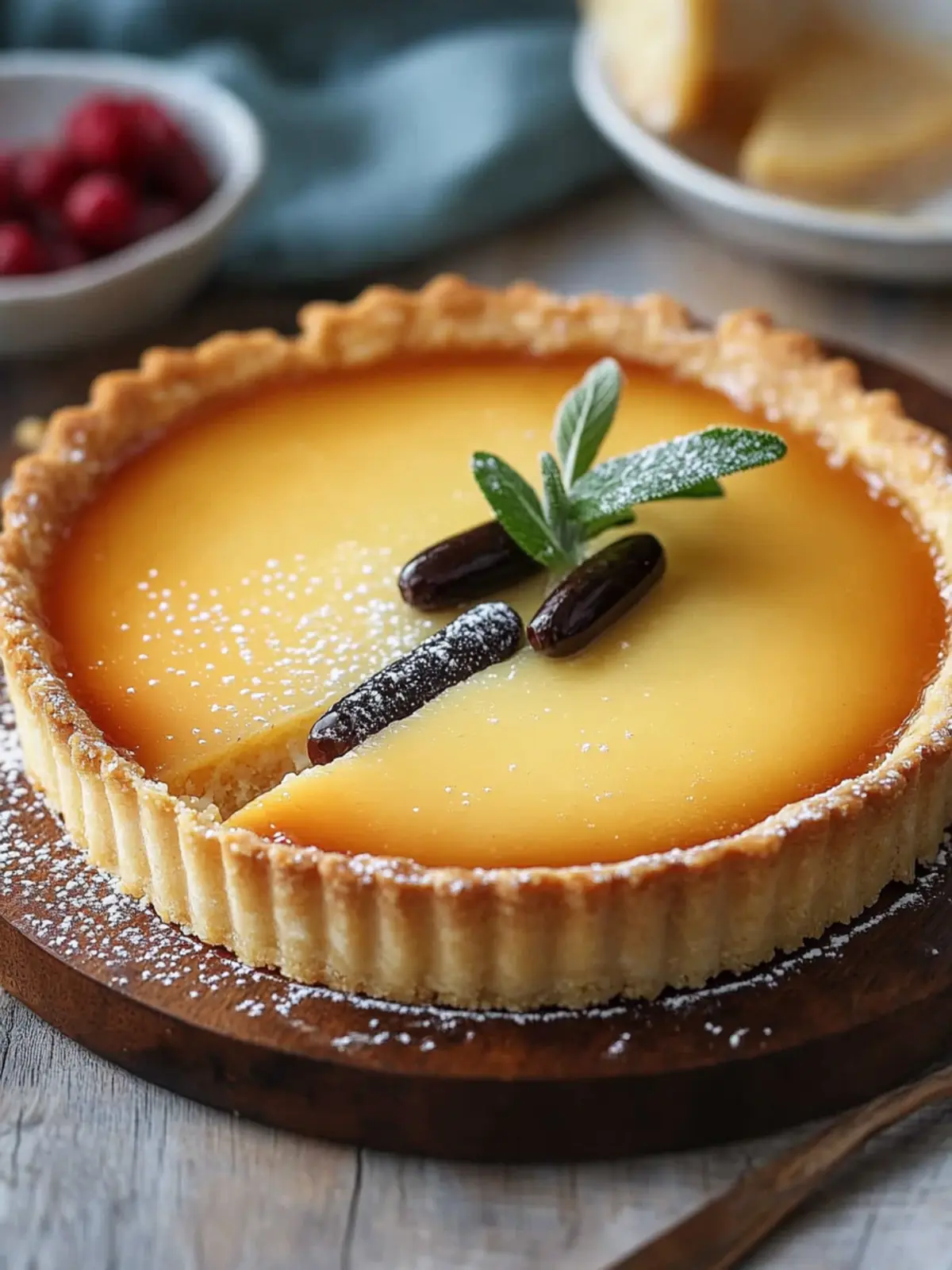 Heavenly Vanilla Bean Flan Tart for Every Celebration 3 Vanilla Bean Flan Tart