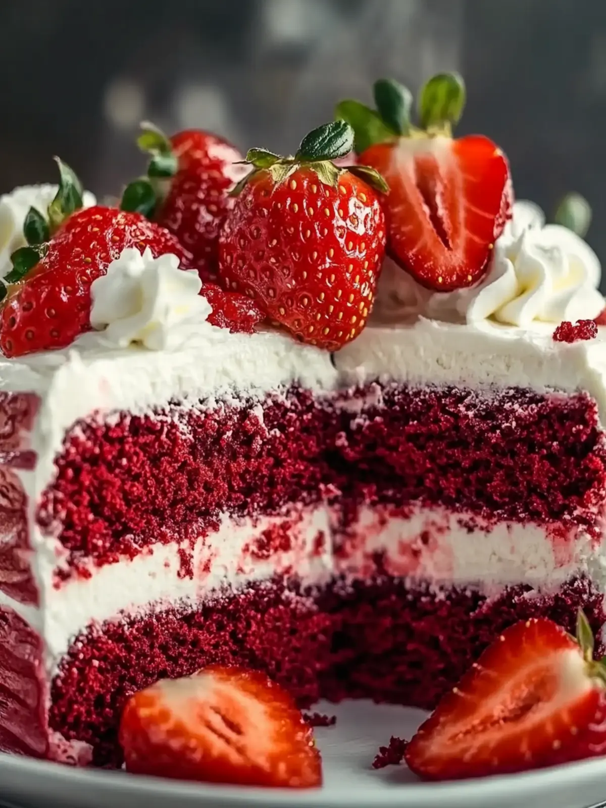 Indulge in Decadent Strawberry Velvet Cake for Every Celebration 2 Decadent Strawberry Velvet Cake