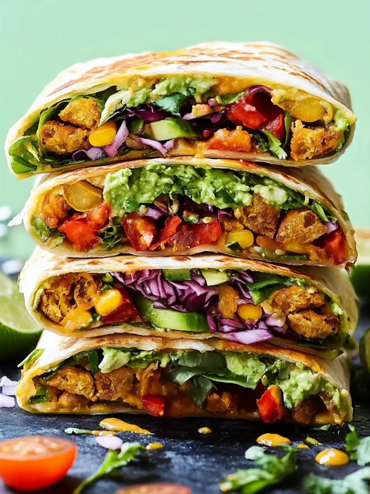 Savory Vegan Crunchwraps with Creamy Queso You ll Love 3 Vegan Crunchwraps