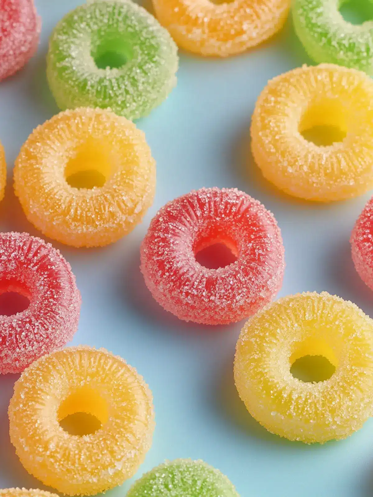 Delicious Candied Pineapple Skittle Rings for Colorful Snacking 4 Candied Pineapple Skittle Rings