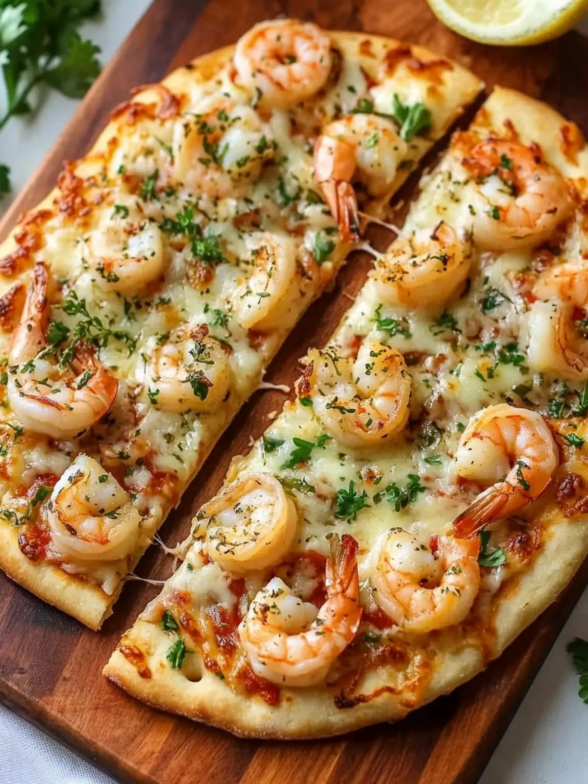 Savory Shrimp Flatbread Pizza: Quick, Easy, and Delicious 4 Shrimp Flatbread Pizza