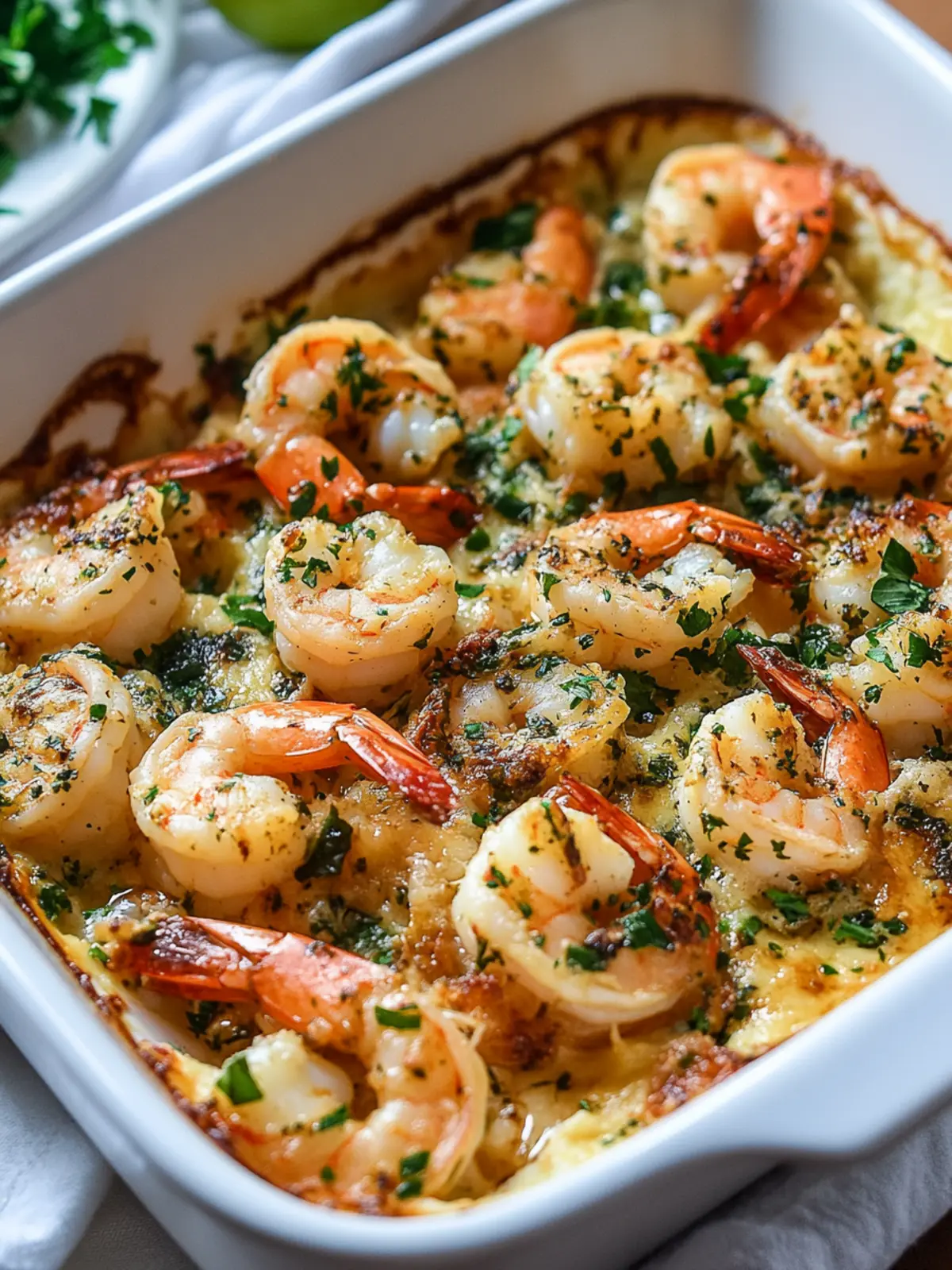 Garlic Butter Shrimp Scampi Bake - Quick, Irresistible Delight 2 Garlic Butter Shrimp Scampi Bake