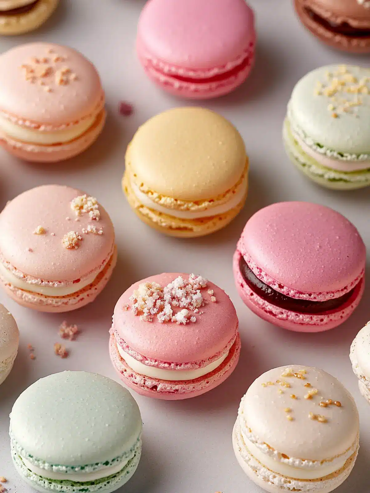 Master Perfect French Macarons with Creamy Buttercream Bliss 3 French Macarons